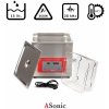 ASonic Ultrazvuková čistička 13l, 360W, 28kHz, 80°C