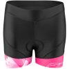 Kraťasy Force MINI do pása s vložkou, črn-ružové XS