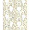 Graham tapeta 104296 Eternal 0,52 x 10 m (Metalická žltá - luxusná vliesová tapeta na stenu v štýle Art deco )