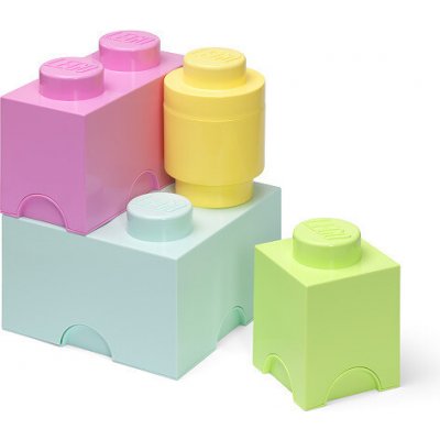 LEGO úložné boxy Multi-Pack 4ks - pastelové (LEGO40150802)