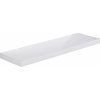Duraline Regálová polica XL4, 3,8 cm x 80 cm x 23,5 cm biela s vysokým leskom