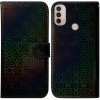 Peňaženkové kožené puzdro Colorful Magnetic na Motorola Moto E20 / E30 / E40 - Čierna
