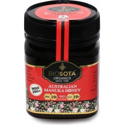 Biosota organics Manuka med MGO 260+ NPA 10+ 250 g