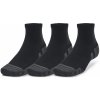 Under Armour Performance Tech 3pk Qtr ponožiek 475 505 čierna
