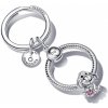 PANDORA prívesok na kľúče s korálkou 399566C00+792209C01