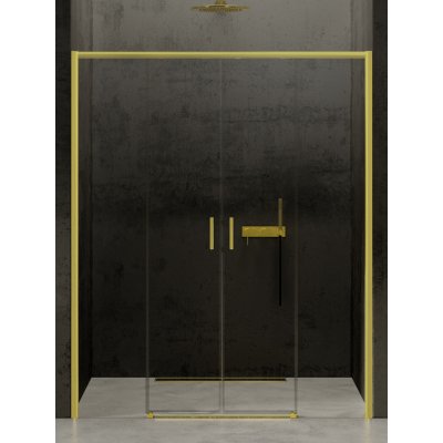 New Trendy Prime Light Gold sprchové dvere 140 cm posuvné D0443A