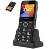 Mobilný telefón pre seniorov myPhone Halo 3 Čierny SOS + nabíjací stojan