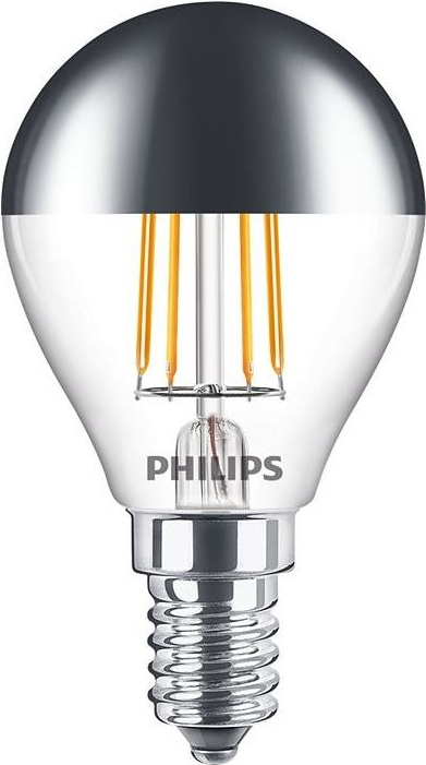 Philips LED Žiarovka so zrkadlovým vrchlíkom DECO P45 E14/4W/230V 2700K P5054