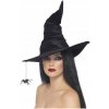 Čarodejnícky klobúk s pavúkom Smiffys 24146 čierny