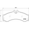 BREMBO Sada brzdových doštičiek P 50 028
