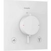 Hansgrohe Ecostat Comfort E - Termostatická batéria pod omietku, na 2 spotrebiče, matná biela - 33711700