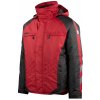 MASCOT® bunda FRANKFURT Red/black (Nepremokavá zateplená hrubá bunda)