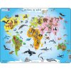 LARSEN Puzzle Zvieratá vo svete 28 dielikov