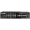QNAP riadený switch QSW-M3216R-8S8T (8x 10GbE porty + 8x 10G SFP+ porty, polovičná šírka) QSW-M3216R-8S8T