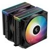 DEEPCOOL CPU Chladič AG620 BK ARGB V2, 2x120mm, LGA1851, AM5, černá R-AG620-BKAMMN-GJD