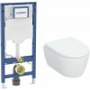 Súprava WC misa s pomaly sa sklápajúcim sedadlom Geberit iCon 503.048.00.8, podomietková konštrukcia Geberit Duofix 111.320.00.6