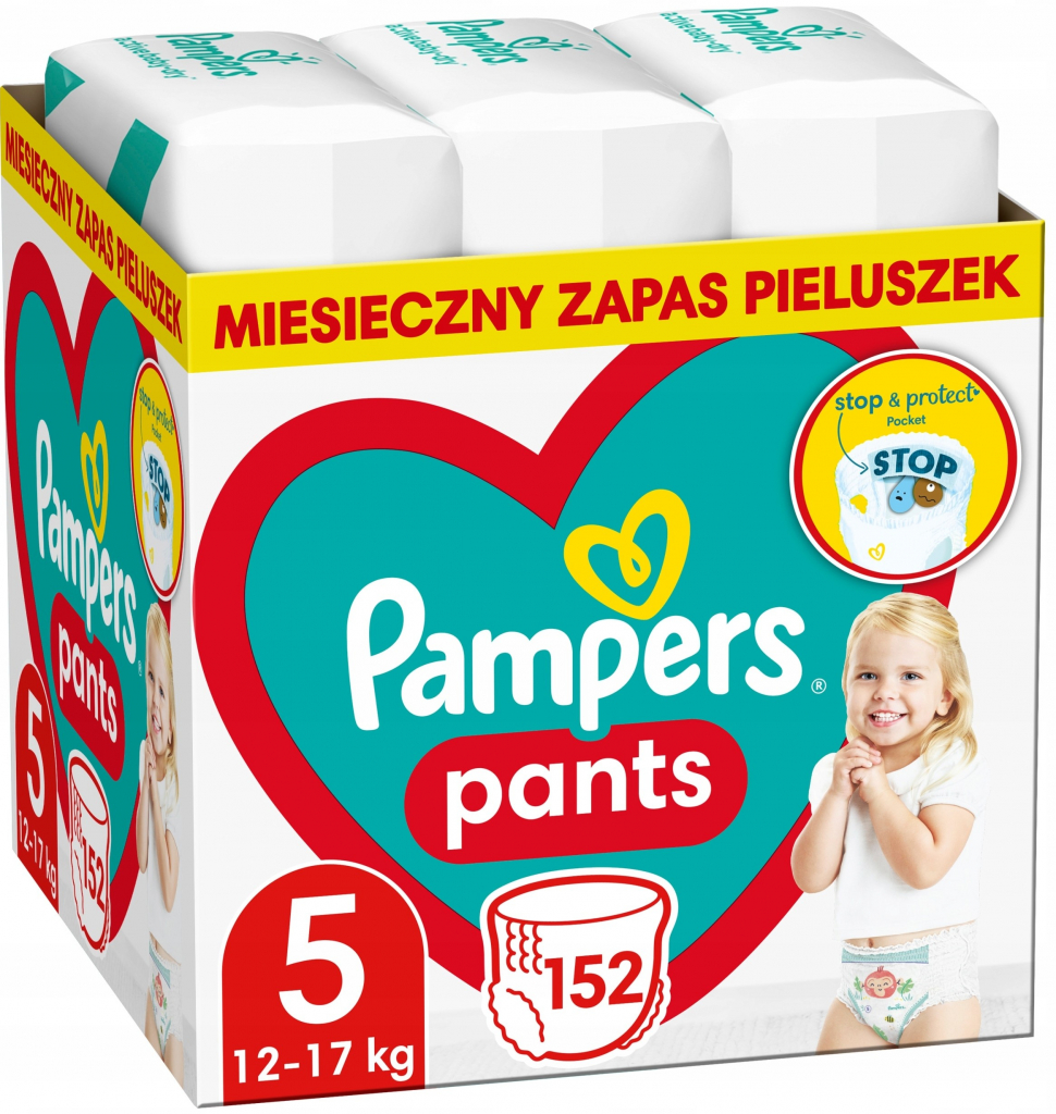 Pampers Pants 5 152 ks od 36,99 € - Heureka.sk