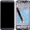 Huawei Enjoy 7S / P Smart čierny LCD displej s dotykovou obrazovkou a rámčekom predného panela
