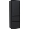 EBS Duomo Vysoká skrinka 40 cm, ľavá, čierna matná
