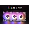 1stCOOL KIT AURA EVO CRYSTAL ARGB 3x CRYSTAL White 120mm ventilátor + ARGB Nano radič KIT-AURA-EVO-CR