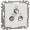 Schneider Electric Slovakia spol. s r.o. Sedna Design - SDD111481 - TV-R-SAT zásuvka koncová 4dB - Biela