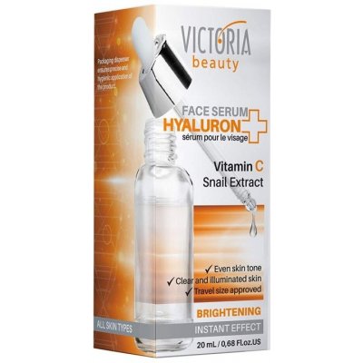 Victoria Beauty Hyaluron pleťové sérum s vitamínom C a slimačím extraktom 20 ml