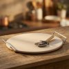 Kordierytový pizza kameň s držadlom a nožom KONIGHOFFER 33 cm