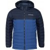 Pánska zimná bunda Columbia, POWDER LITE HOODED JACKET modrá,čierna,biela S