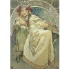 Pohľadnica Alfons Mucha – Princess Hyacinth, krátka
