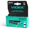 Lítium-iónový akumulátor baterka Videx 18650-P 3400mAh