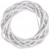 Prútený veniec priemer 15 cm biely