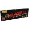RAW black cone predrolované cigaretové dutinky 20 ks