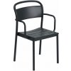 Muuto Stolička Linear Steel Armchair, black