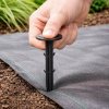 Plastové kolíky na agrotextíliu 11 cm – 10 ks (Kolíky na agrotextíliu 11 cm – 10 ks Záhradné kolíky na upevnenie netkanej textílie, fólie a sietí)