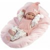 Llorens 63504 NEW BORN HOLČIČKA - realistická bábika s celovinylovým telom - 35 cm