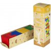 MIK TOYS Farebná veža Jenga mini