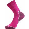 VoXX ZENITH L+P / Trekingové froté ponožky - fuxia 41-42