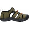 KEEN Seacamp II CNX Children Detské sandále dark olive/gold flame 31 10044195KEN01SD
