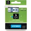 Originálny páska do tiskárny Dymo štítků, Dymo, 40914, S0720690, modrý tisk/bílý podklad, 7m, 9mm, D1