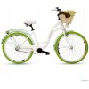 Retro bicykel GOETZE COLOURS bielo-zelený