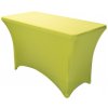 TENTino Elastický poťah STANDARD na skladací stôl 122x60 cm VIAC FARIEB Farba obrusu: SVIETIVO ŽLTÁ / YELLOW