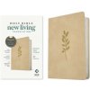 NLT Premium Value Compact Bible, Filament Enabled (Leatherlike, Ivory Vine)