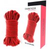 Darkness Kinbaku Cotton Rope Red 20m - Lano