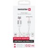 Swissten USB-A na Lightning OTG adaptér - 73501218 - 0,12 m - biely