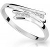 Cutie Diamonds Slušivý prsteň z bieleho zlata s diamantmi DZ6711-1950-10-X-2 56 mm