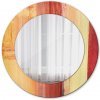 Abstraktný obrázok Abstraktný obrázok Okrúhle dekoračné zrkadlo na stenu lsdo-00157