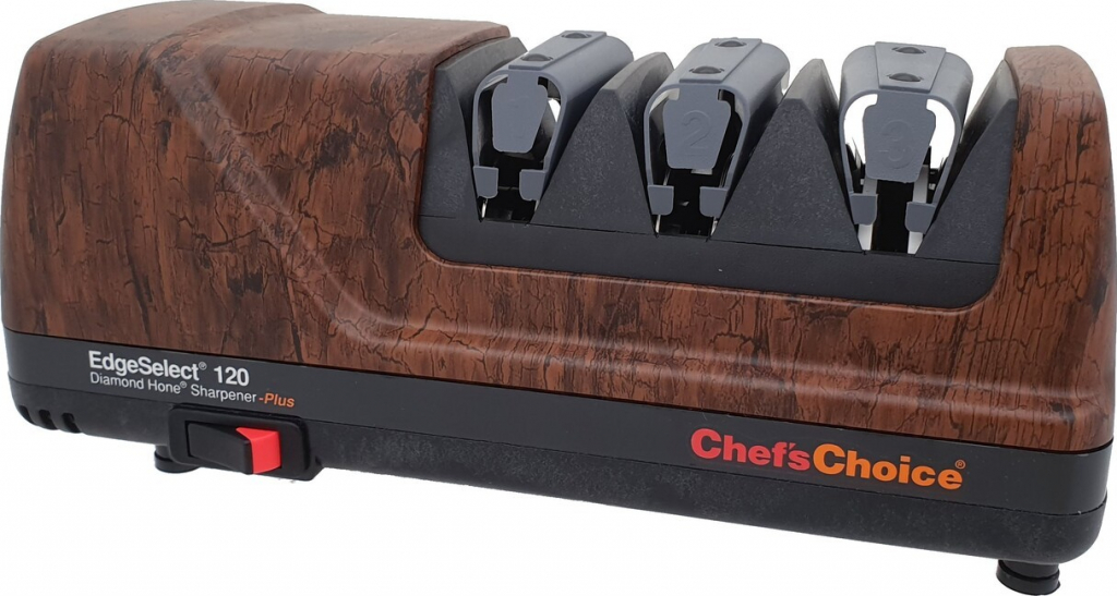 Chef\'sChoice M120 0120-0M3 Brúska na nože matné drevo, 3-stupňové brúsenie - elektrická