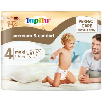 LUPILU plienky premium Maxi 4 41 ks od 8,99 € - Heureka.sk