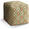 Sablio Taburet Cube Retro ornament: 40x40x40 cm
