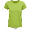 SOL's Collection Tričko Crusader Women, bio bavlna, krátký rukáv, dámské COT25358109305-apple green 2XL Zelené jablko